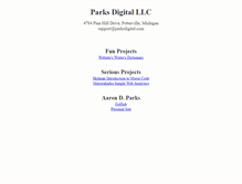 Tablet Screenshot of parksdigital.com